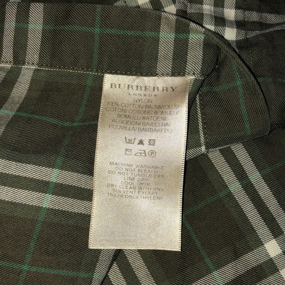 Burberry London💯Auth, NovaCheck,button up,XL,Mint - Picture 4 of 6